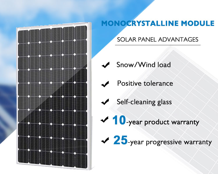 Roof panel monocrystalline poly solar panels 350 watt