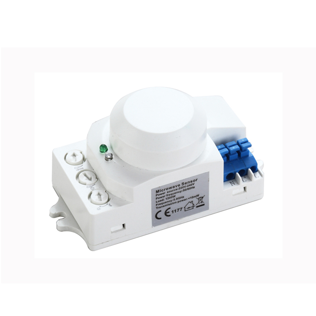 5.8GHz microwave motion sensor for led light, 360 degree adjustable microwave motion sensor light switch