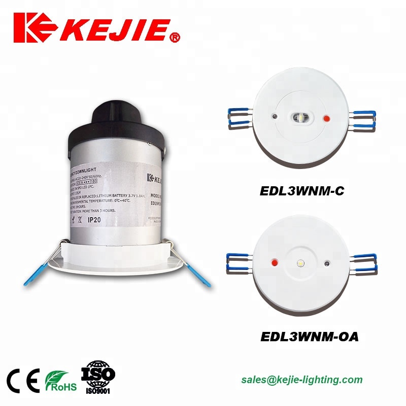 Popular CE  high power 5X1W recessed mounted LED emergency spot light