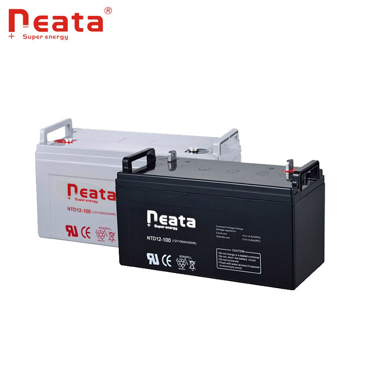 Neata high quality deep cycle long life 12v 100ah cheap solar batteries