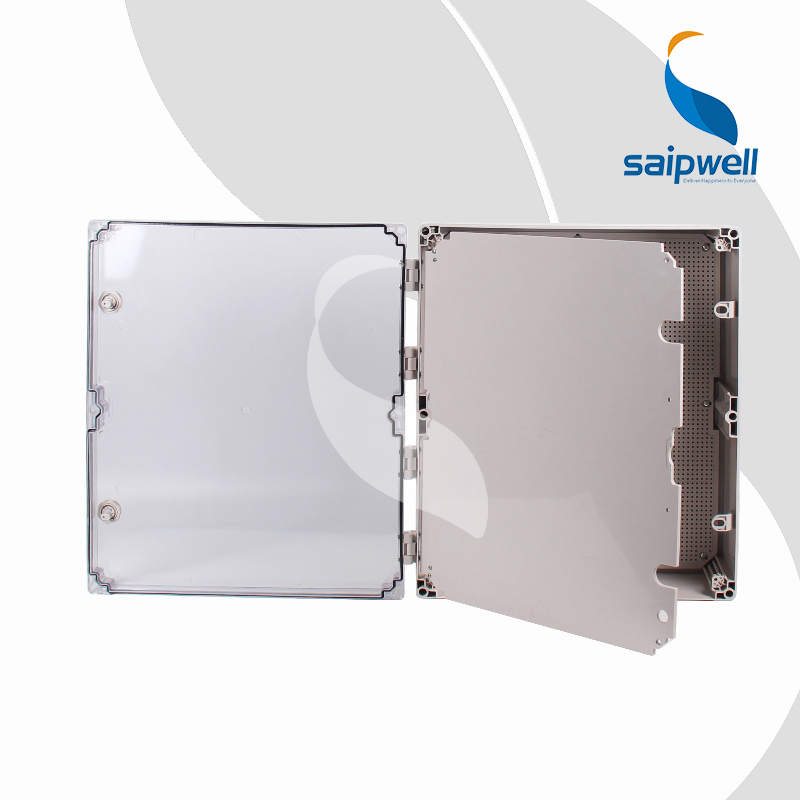 SAIPWELL 600*500*200 Outdoor IP65 Clear Cover Waterproof Custom Plastic Enclosure