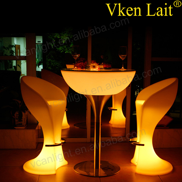 Hard plastic led bar chair club chair table magnum plastic chair in malaysia