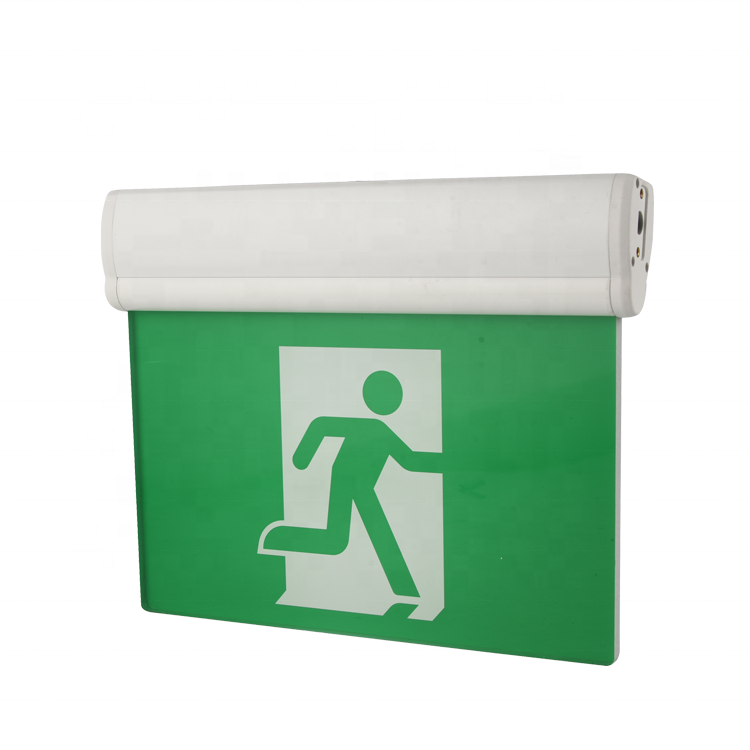 China professional acrylic panel emergency egress signs