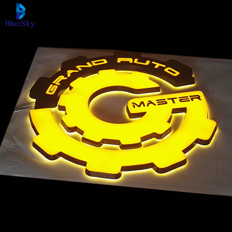 Factory supply LED acrylic letter light up front light led letters