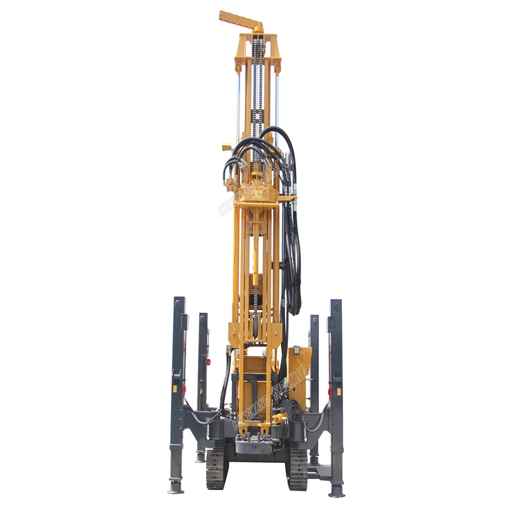 portable borehole drilling  machine ,steel crawler type bore well drilling machine