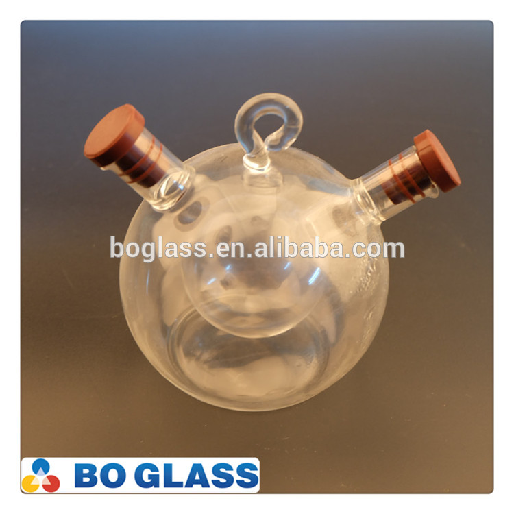 Pyrex/borosilicate glass bottle oil and vinegar glass bottle