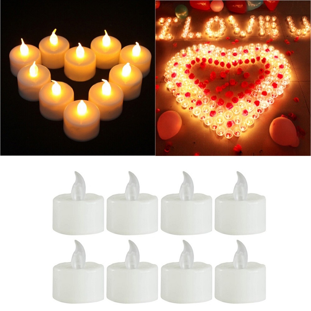 Safety Flameless Rechargeable Electric Tea Light LED Candle