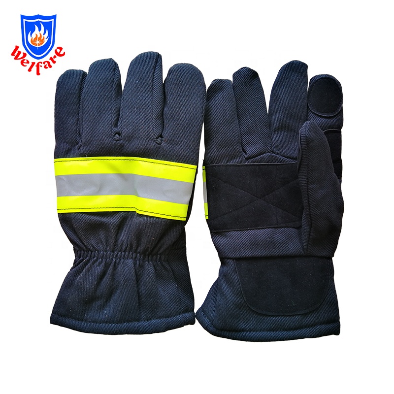 fireman use fire fighting Thicken cotton safety gloves