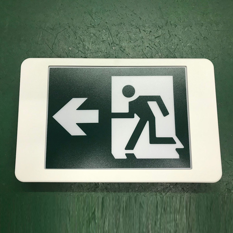 Popular style Canada standard led green running man exit light emergency exit signs board