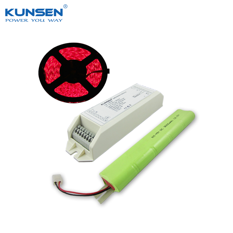 led emergency kit for led strip with 6V 12V 24V output and 12V battery pack