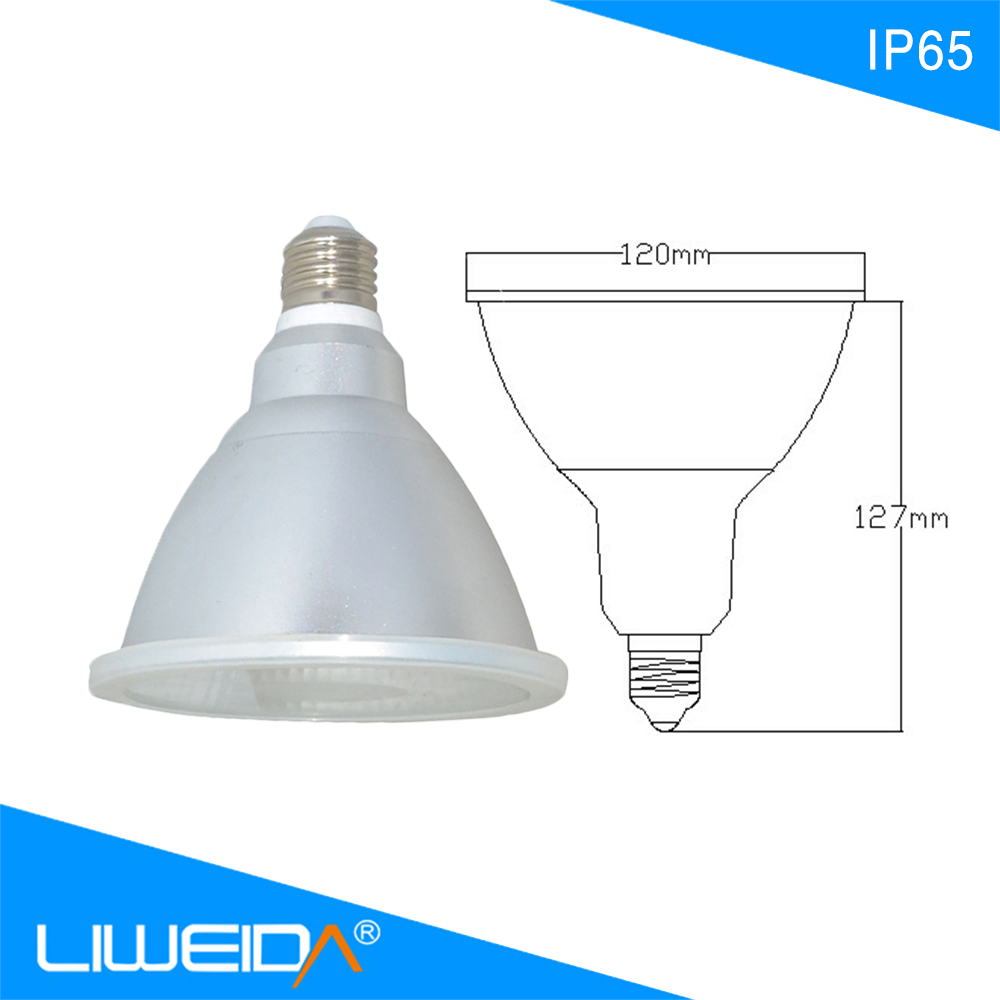 wholesale led grow lights aluminum housing IP65 15w e27 led spotlight type  for fruits and vegetables