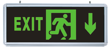 Hot new products battery backup CE Rohs led emergency exit sign