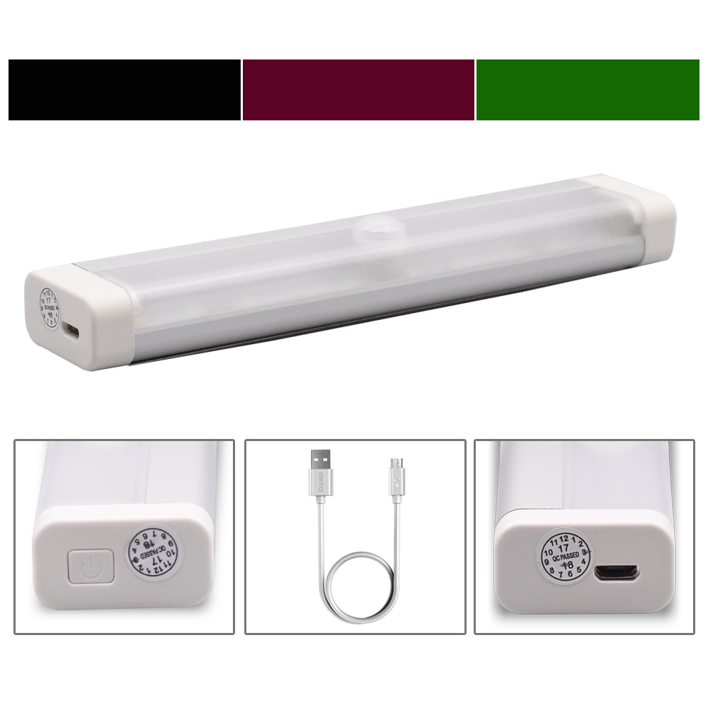 rechargeable motion sensor cabinet led strip night lamp