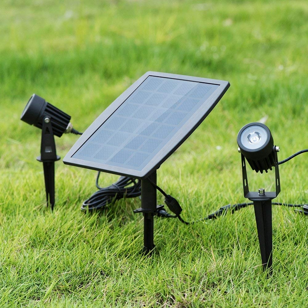 2 watt outdoor led landscape park lighting standing solar led garden Lamp for camping scenic spots advertise projector board