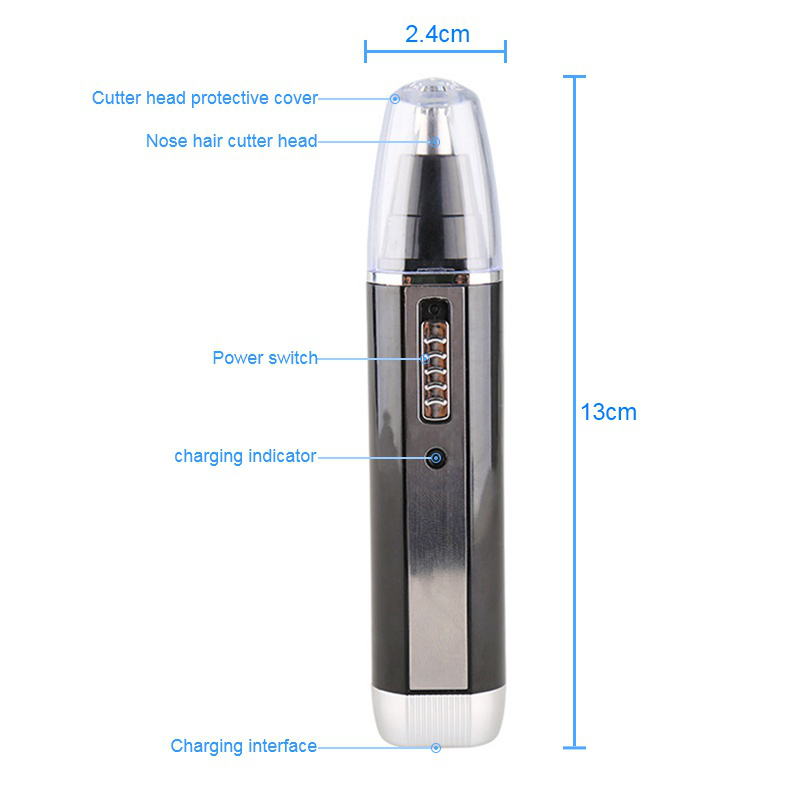 New Style 3 In 1 Wireless Rechargeable Nose Hair Trimmer Primer Ear Face Eyebrow Hair Removal Eyebrow Men Use