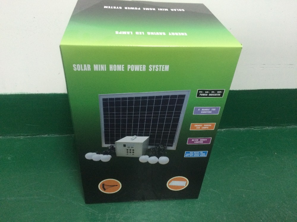 26Ah home application portable solar power system