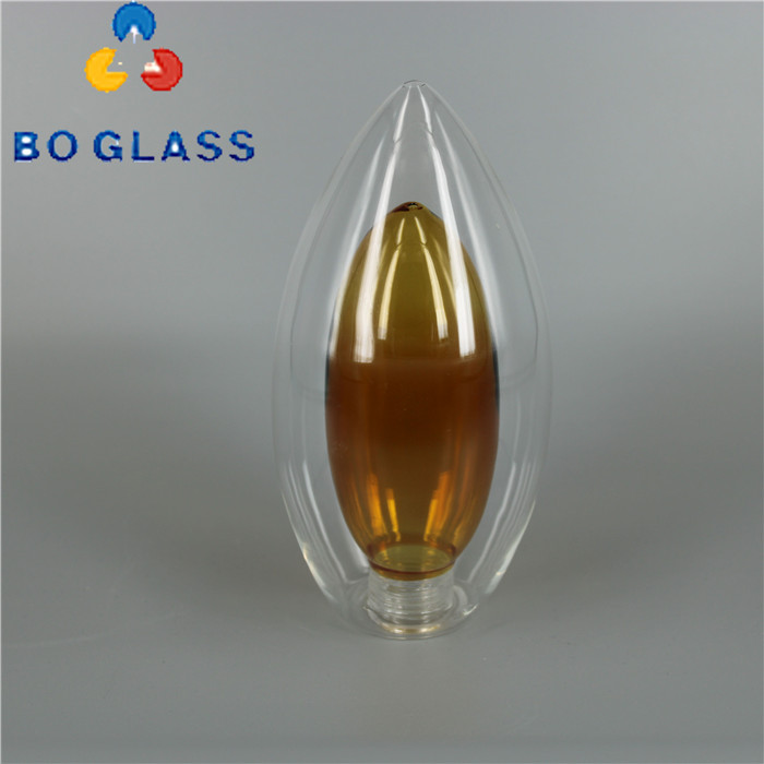 Newest Hand Blown Color Double Glass Globe With G9 Screw