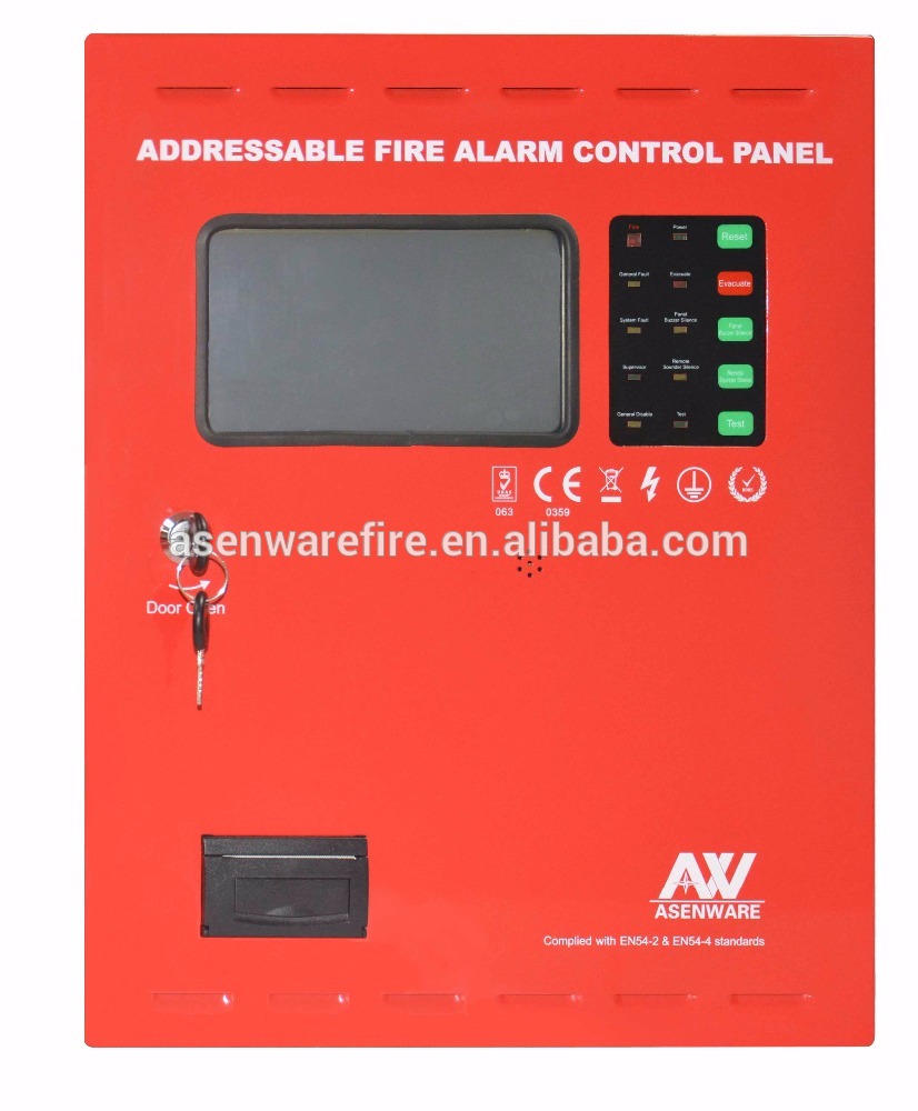 1 loop addressable fire alarm with siren/hooter