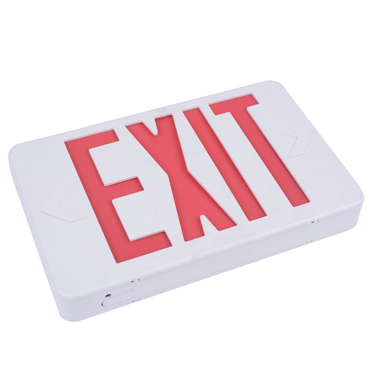 North American standard Small Eco Double Sided LED Emergency Luminous Fire Exit Safety Signs Light