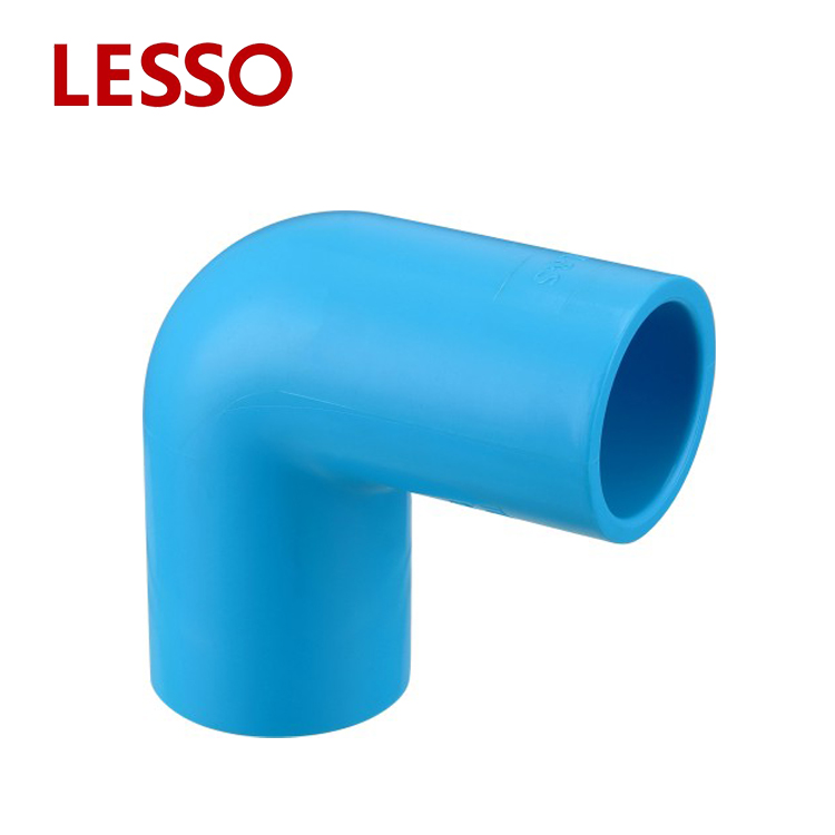 LESSO Thai standard UPVC pipe fittings 90 degree elbow thai standard pipe elbow 90 degree dimensions