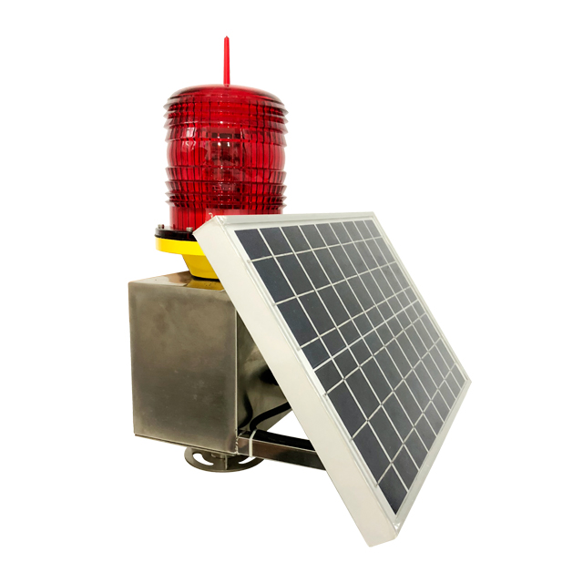 2000cd light intensity red flashing lt101 solar aviation obstruction light