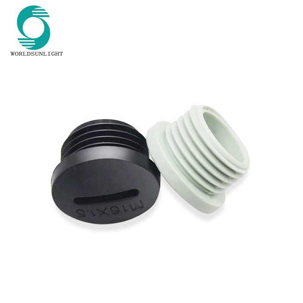 M16*1.5-T plastic white or black waterproof cable gland hole plug