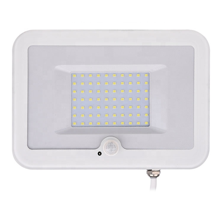 Outdoor Motion Sensor Light, SMD2835 IP44 10W LED Flood Light With Motion Sensor