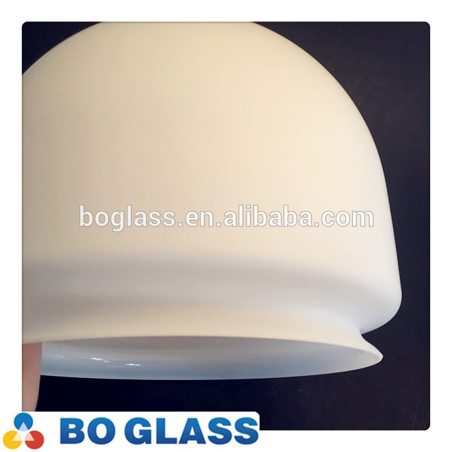 new design opal white glass shade for ceiling fan