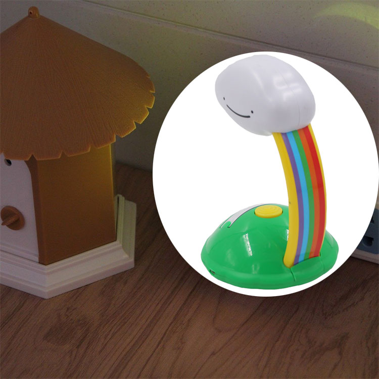 LED Rainbow Projector Colorful Night Lamp Desk Light