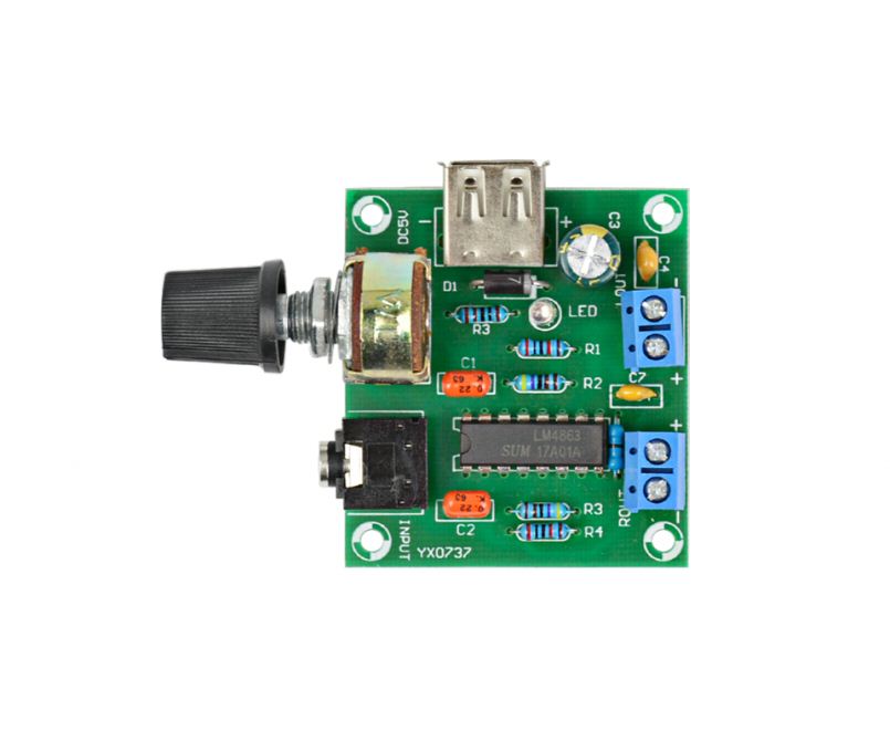 PM CM2038 Mini Audio Amplifier Board Amplificador 5W*2 HIFI Stereo Two Channels Power Amplifier Board DC5V USB Power