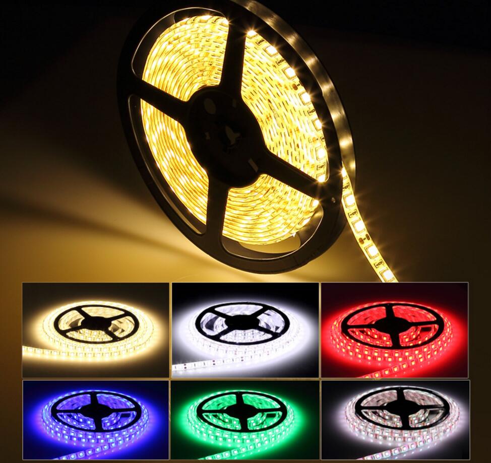 SMD5050 60LEDs/m 12V Low Voltage LED Strip Light Outdoor/Indoor IP20/IP65/IP67/IP68 Waterproof