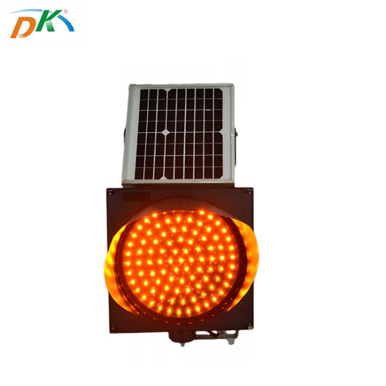 Traffic signal Road construction yellow Flashing led solar traffic warning light