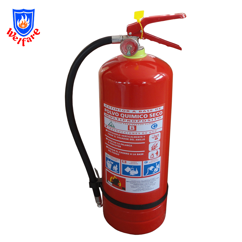 4kg abc 40% dry powder fire extinguisher chile style