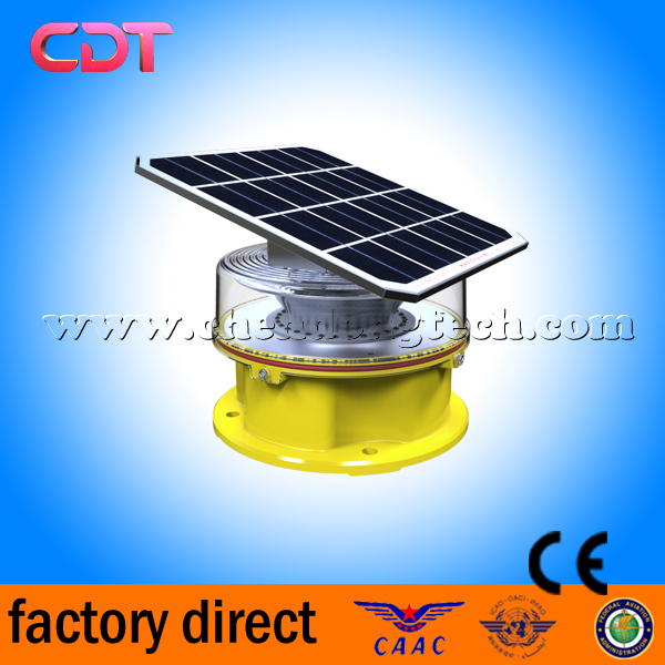 Solar Aviation Obstruction Light ,GPS Navigation to Obstruction Light with lithium battery