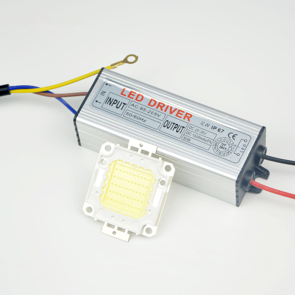 Super bright DIY led lamp Source10W 20W 30W 50W 100W high power Chip for LED Floodlight lamp white / warm white outdoor light