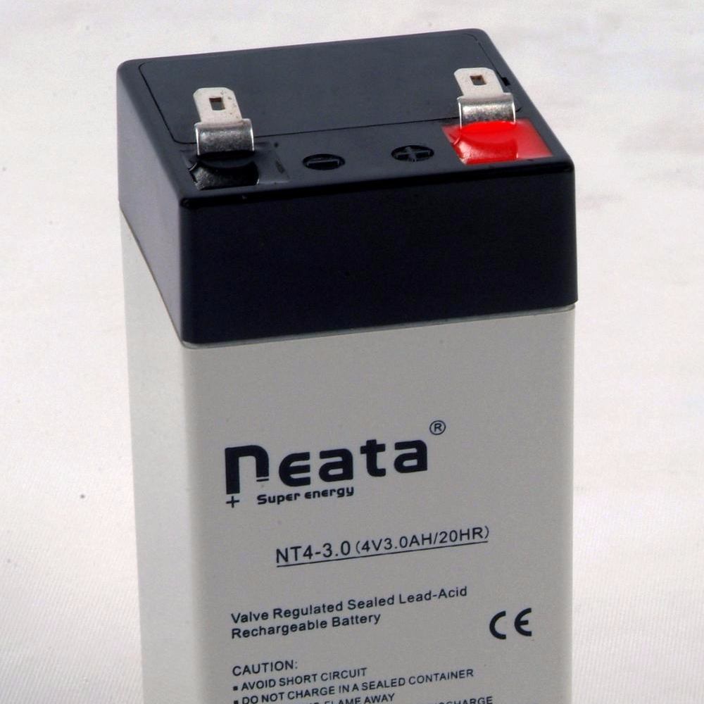 4Voltage and fire emergency light Usage sealed lead acid battery manufacturers 4v3.0ah