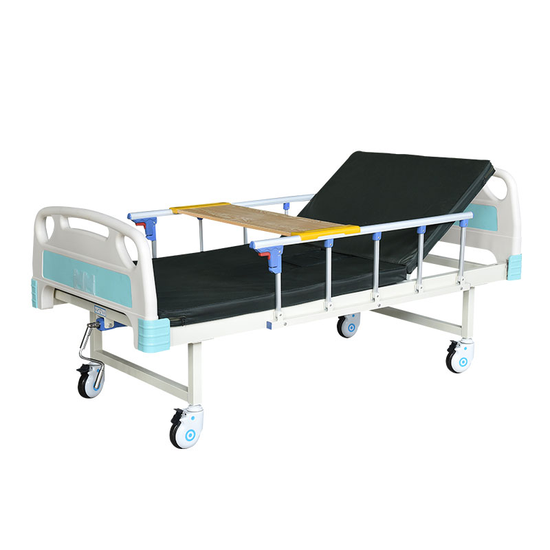 Manual one crank ABS head hospital bed