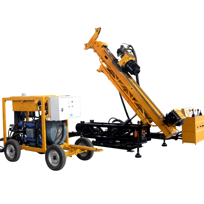 Hydraulic mini core sample geotechnical sampling drill rig machine with SPT and CPT