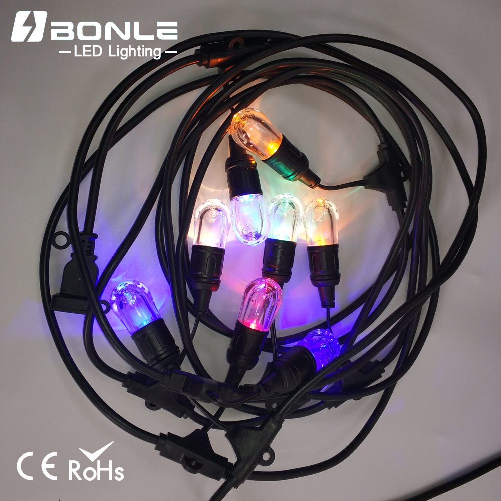 New Product Remote Control Optional Multi-Mode With Remote Dimmable Colorful Bulb Led Garden Ball Globe String Light