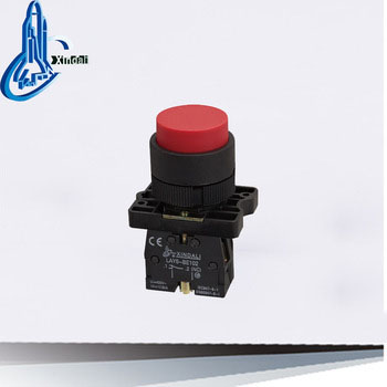 hot selling convex button/spring return push button switch LAY5-EL42