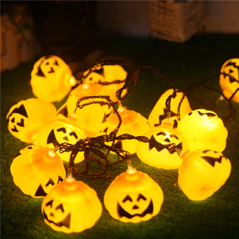 Decoration Party Prop Pumpkin Led String Holder Bar Fairy Christmas Festival halloween lights