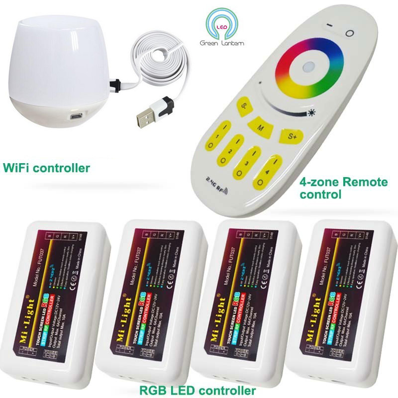 Mi light FUT037 12/24VDC 4-zone Remote MiLight WiFi wireless rgb led Controller