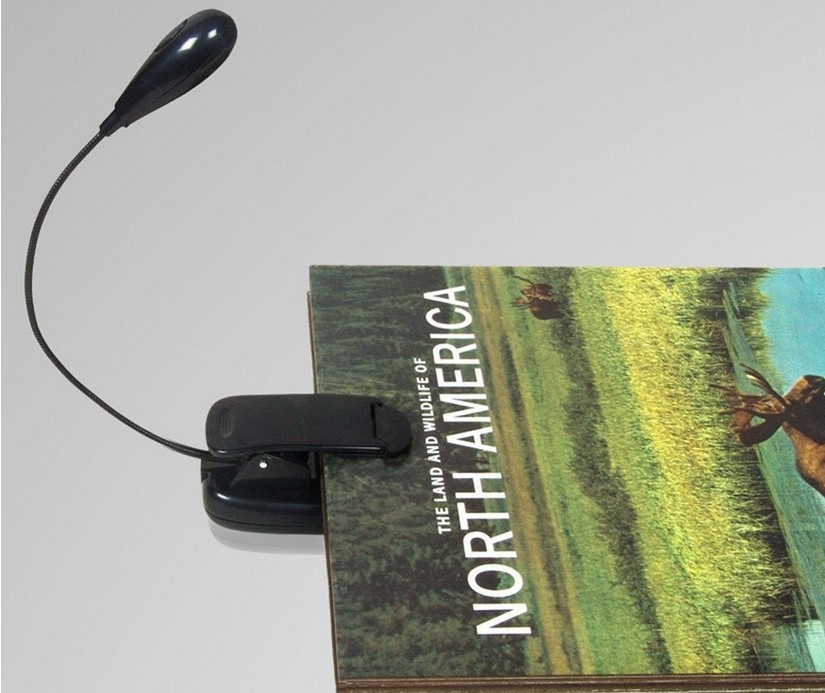 Super Bright LED Book Light Flexible Arm Bed Desk Lamp Clip-On Gooseneck Portable Travel Reading Clip Table Lamp 2 LEDs