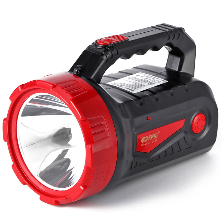 High-power LED flashlight  glare long-range home rechargeable outdoor patrol portable emergency searchlight