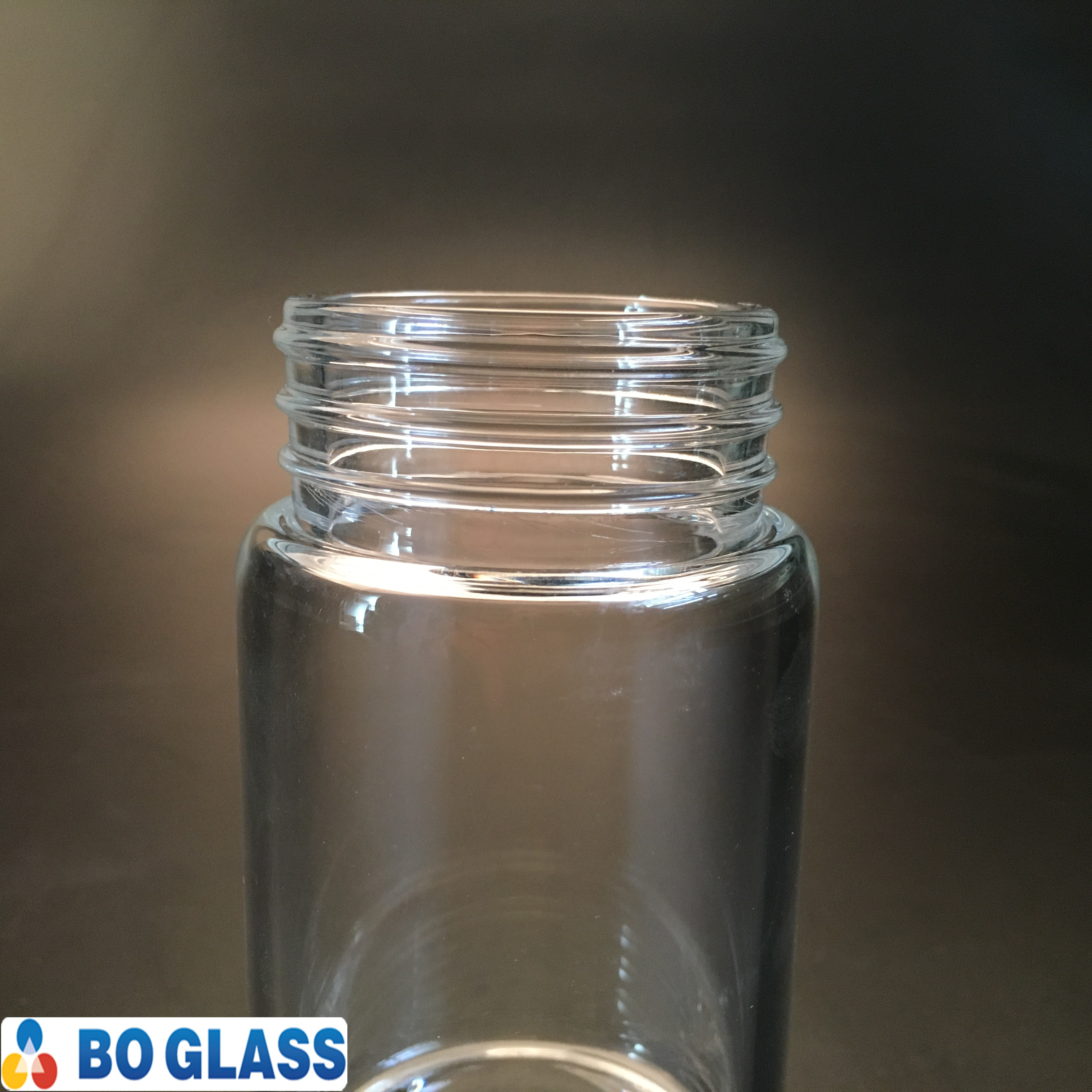 China manufacturer  borosilicate glass tube with screw ends