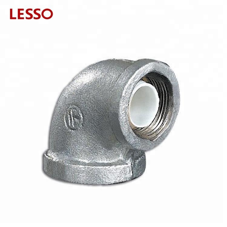 LESSO Plastic Lined Steel Pipe Fittings 90 degree elbow