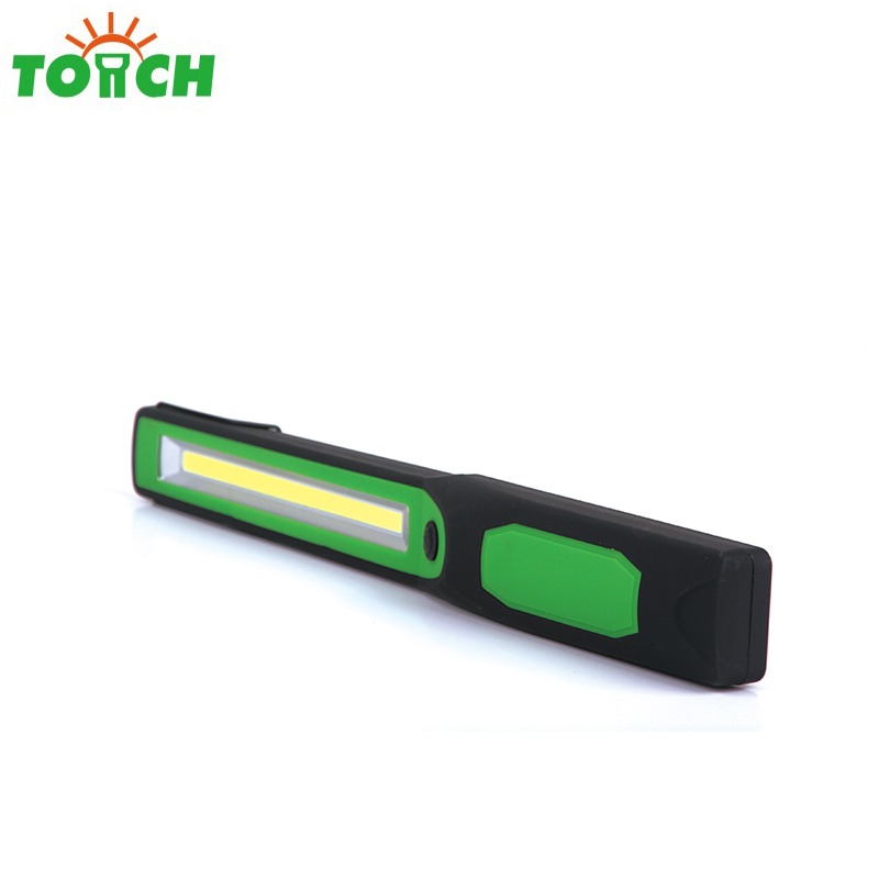 2019 factory selling promotional dry battery COB working light for inspection and repair