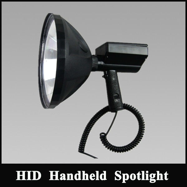 gz remote Rechargeable plastic handheld Searchlight,100W Hunting Spotlight hid handheld searchlight emergency spotlight