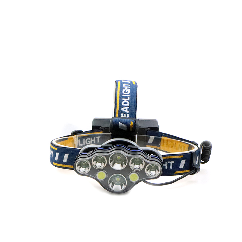 High Power Lithium Head Lamps Headlight New 8 Bulb Super Bright USB Charge LED T6 COB Headlamp