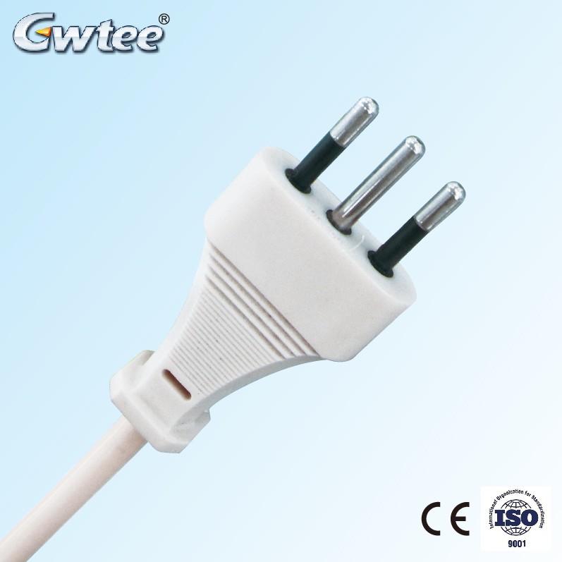 110V-250V 10A Italy 3-pin CE Plug /Extension Cord